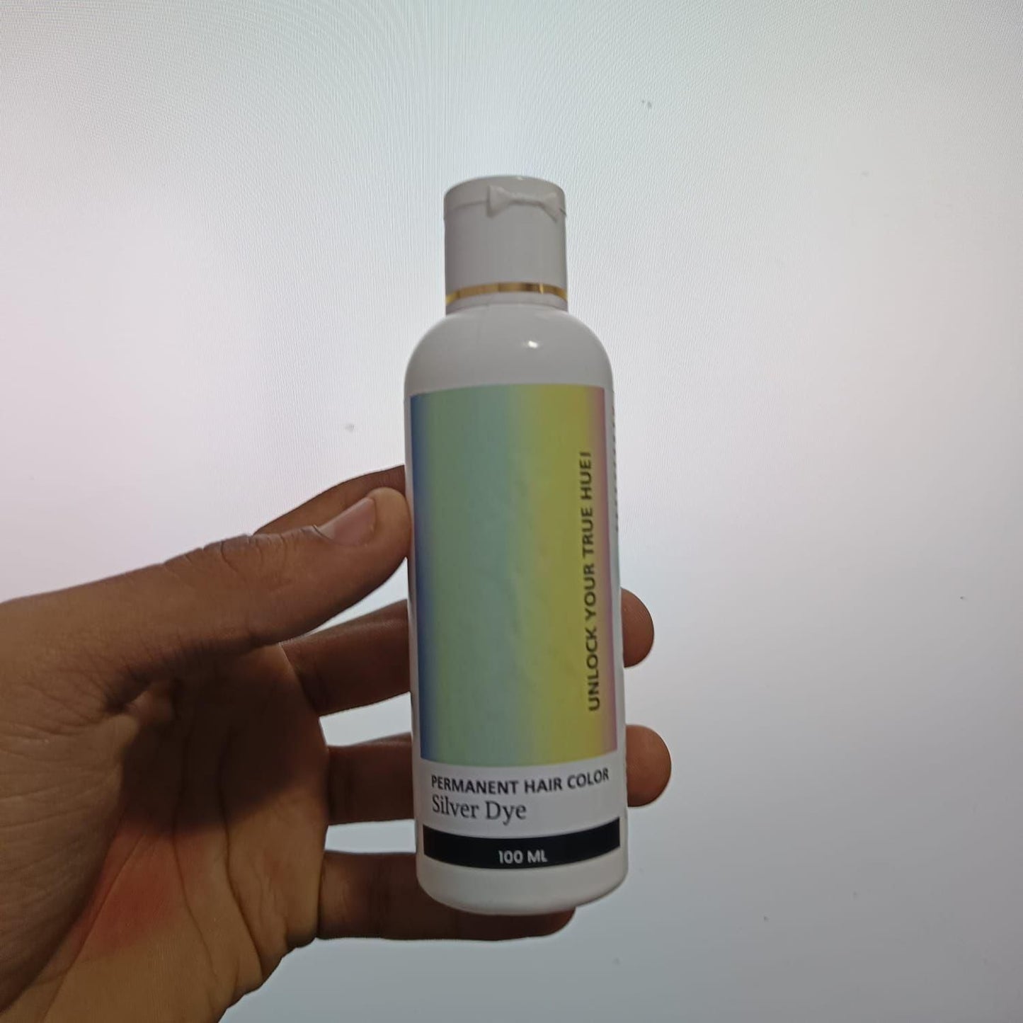 स्थायी हेयर कलर सिल्वर डाई 100ML (2 का पैक)